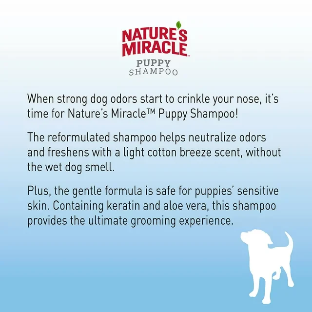 Nature's Miracle Cotton Air Scented Shampoo and Conditioner for Puppies and Dogs - Image 13