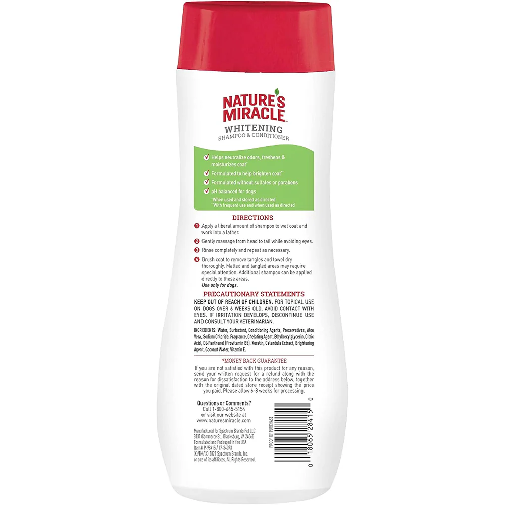 Nature's Miracle Whitening Shampoo and Conditioner for Dogs - Image 14