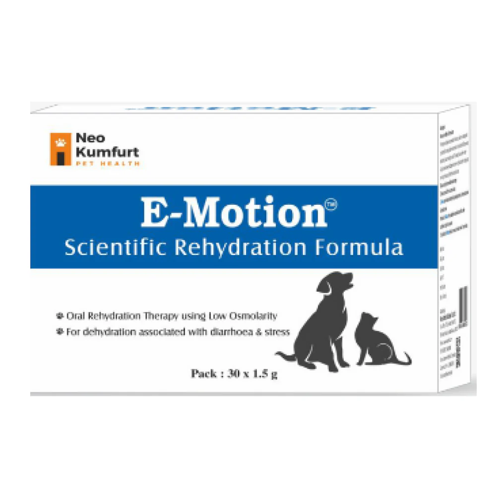 Neo Kumfurt E Motion Sachets Electrolyte Supplement for Dogs and Cat (pack of 30 sachets) - Image 2