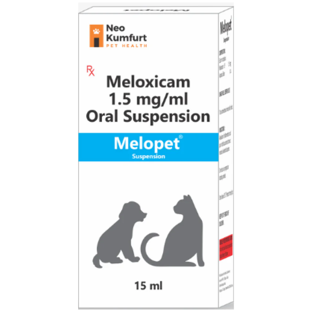 Neo Kumfurt Melopet (Meloxicam) Oral Suspension for Dogs and Cats (15ml) - Image 2