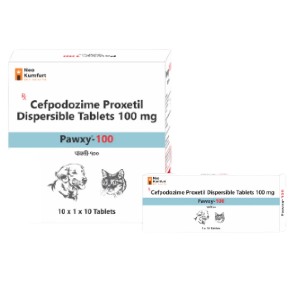 Neo Kumfurt Pawxy 100mg (Cefpodoxime Proxetil) Tablet for Dogs and Cats - Image 2