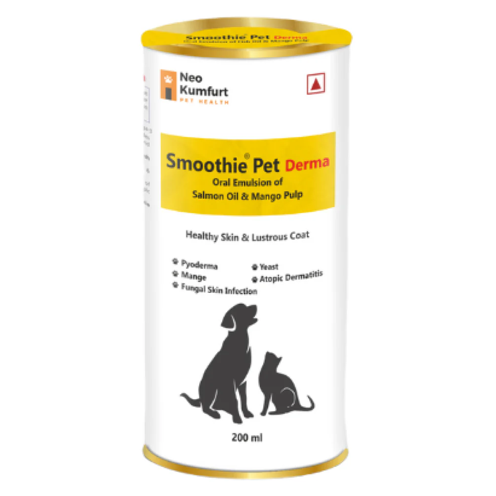 Neo Kumfurt Smoothie Pet Derma for Healthy Skin & Coat for Dogs and Cats (200ml) - Image 2