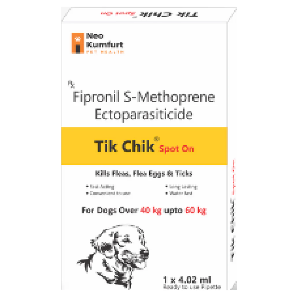 Neo Kumfurt Tik Chik (Fipronil) Anti-tick & flea Spot On for Dogs - Image 3