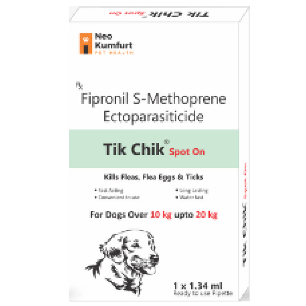 Neo Kumfurt Tik Chik (Fipronil) Anti-tick & flea Spot On for Dogs - Image 4