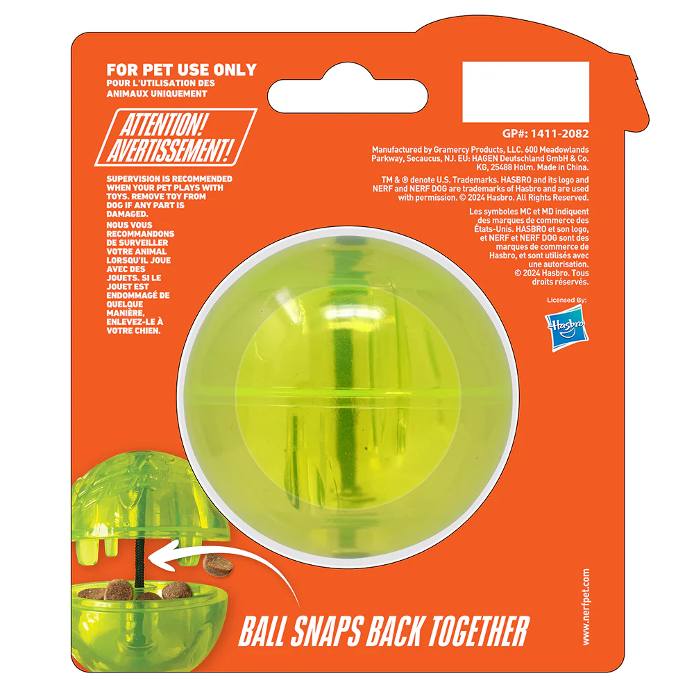 Nerf Dog Bungee Treat Ball Toy for Dogs (Green) - Image 3