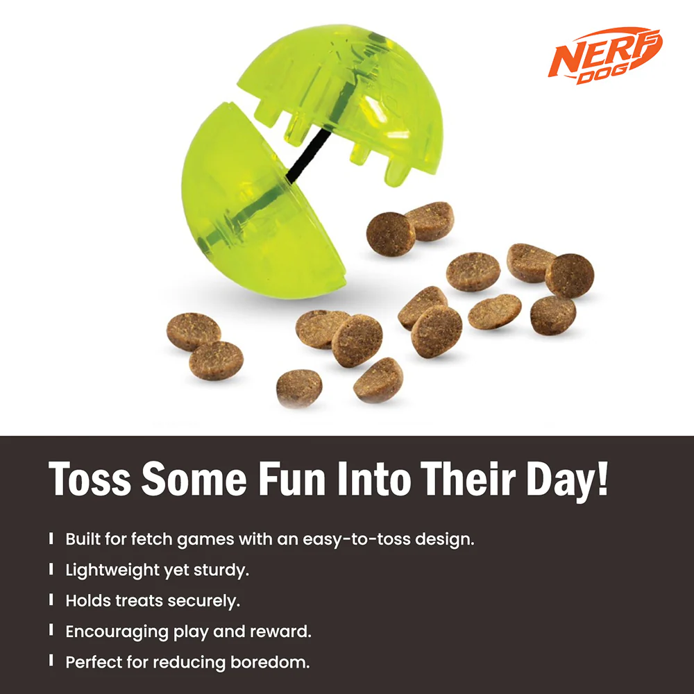 Nerf Dog Bungee Treat Ball Toy for Dogs (Green) - Image 7