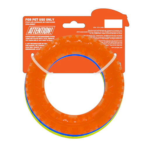 Nerf Dog EXO Translucent Spike 3 Rings Toy for Dogs (Blue/Green/Orange) - Image 8