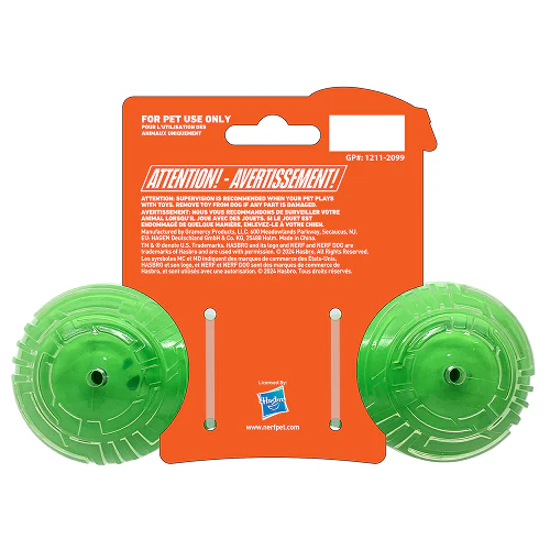 Nerf Dog Super Scent Meat Barbell Interactive Toy for Dogs (Green) - Image 8