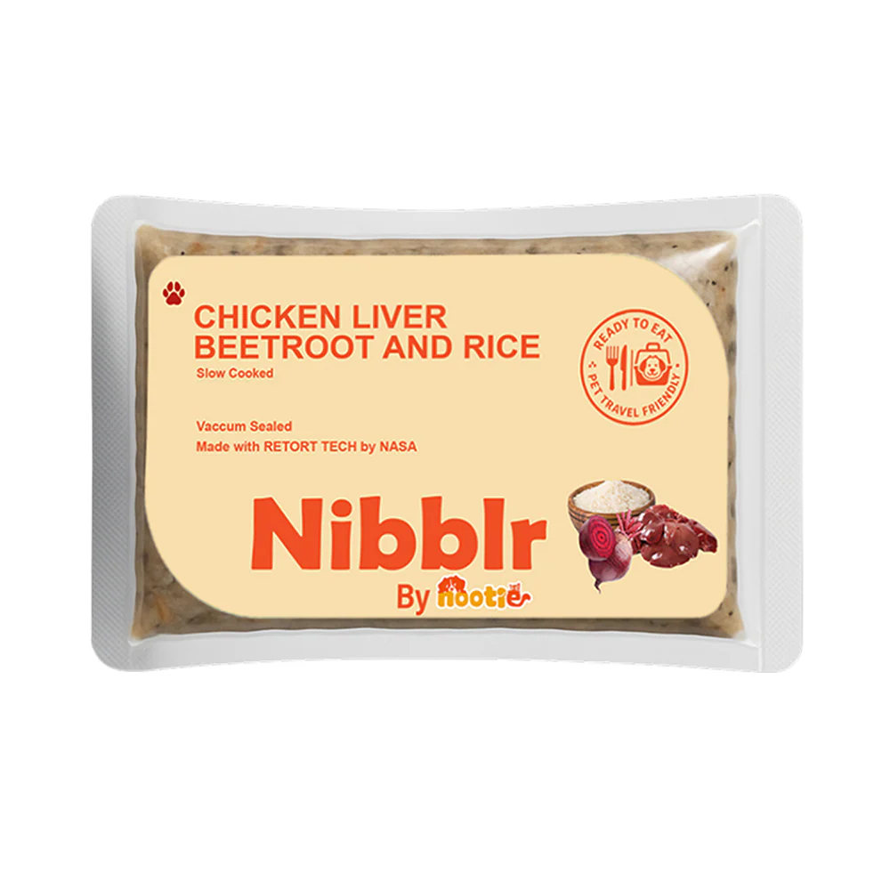 Nibblr By Nootie Wholesome Chicken Liver Beetroot & Rice Ready to Eat Meal Dog Wet Food - Image 10