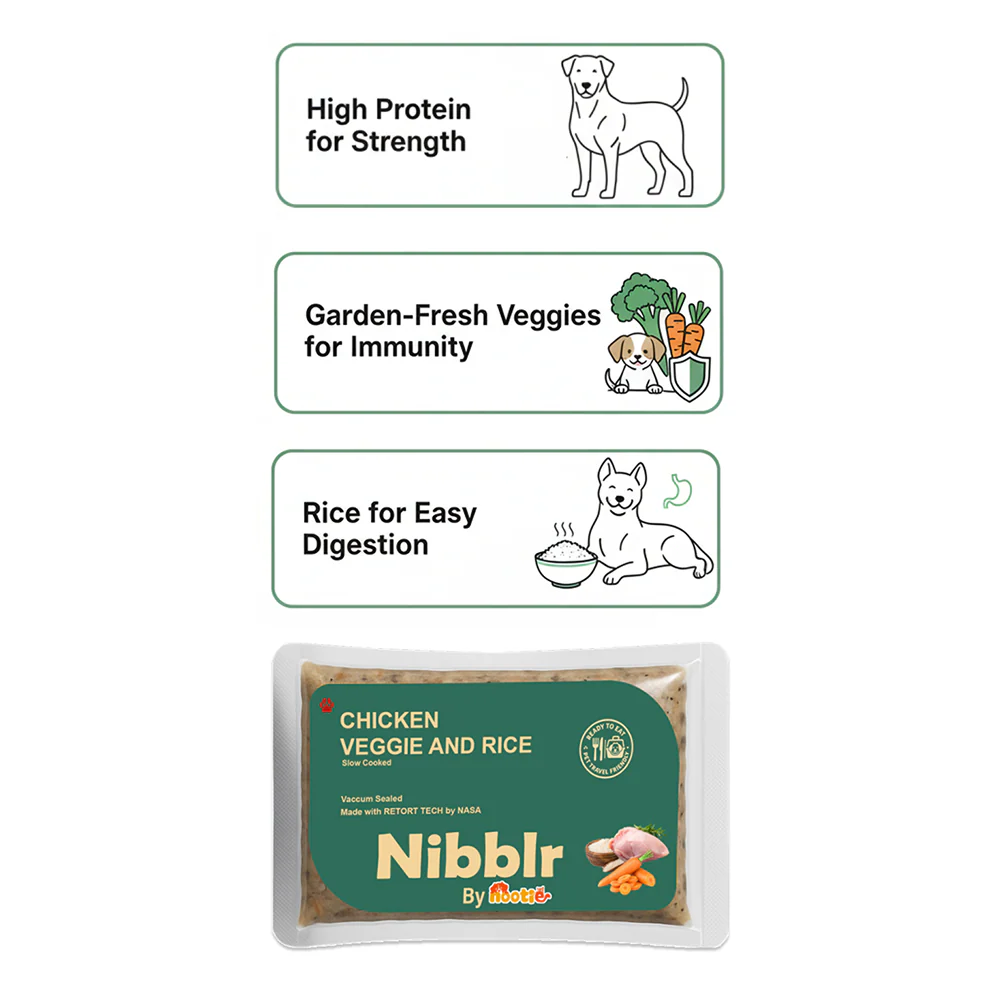 Nibblr By Nootie Wholesome Chicken Veggie & Rice Ready to Eat Meal Dog Wet Food - Image 7