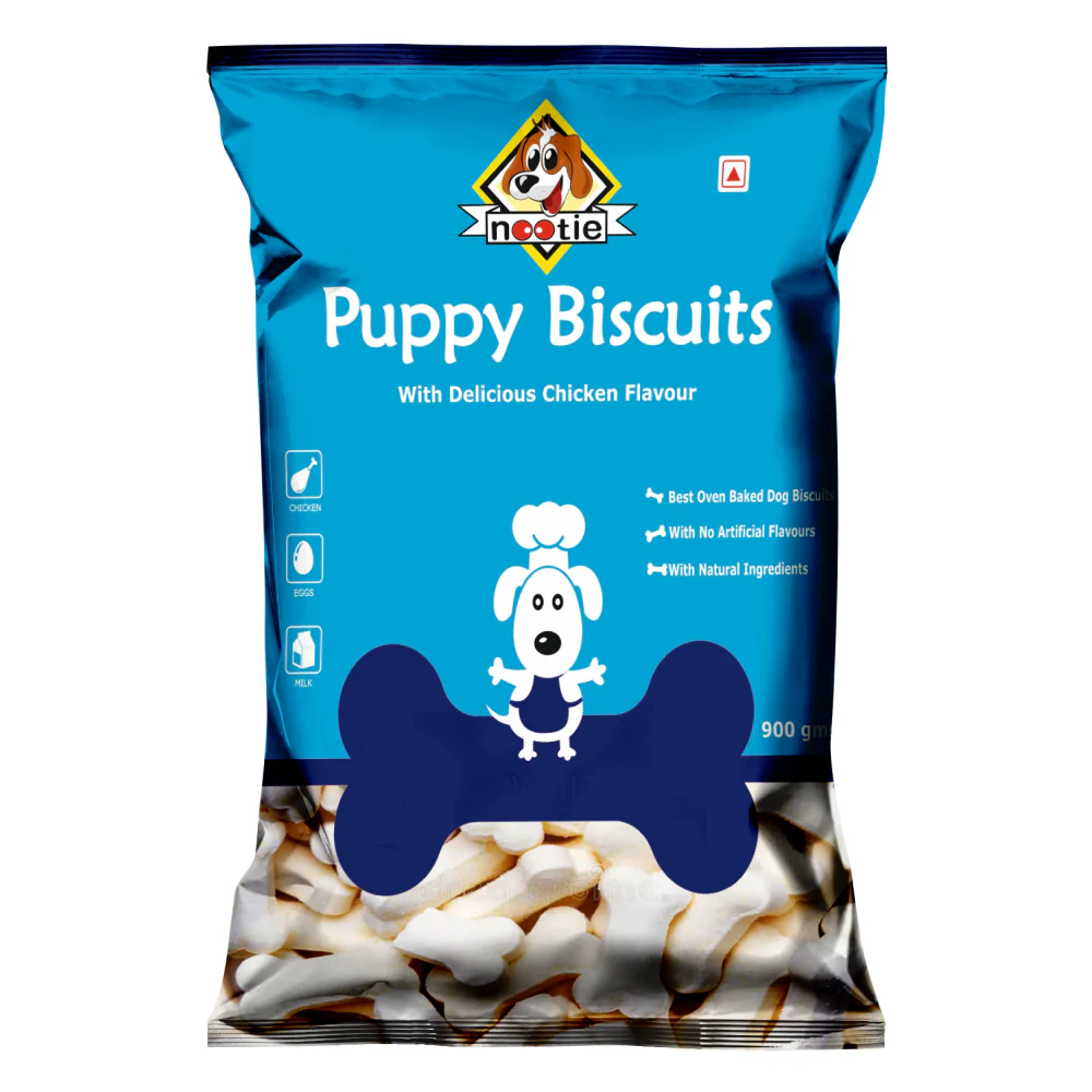 Nootie Chicken & Egg Milk Biscuits Puppy Dog Treats - Image 2