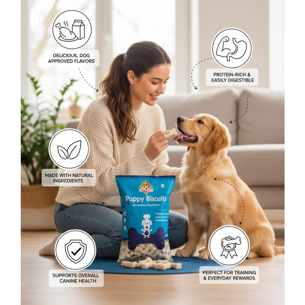 Nootie Chicken & Egg Milk Biscuits Puppy Dog Treats - Image 3