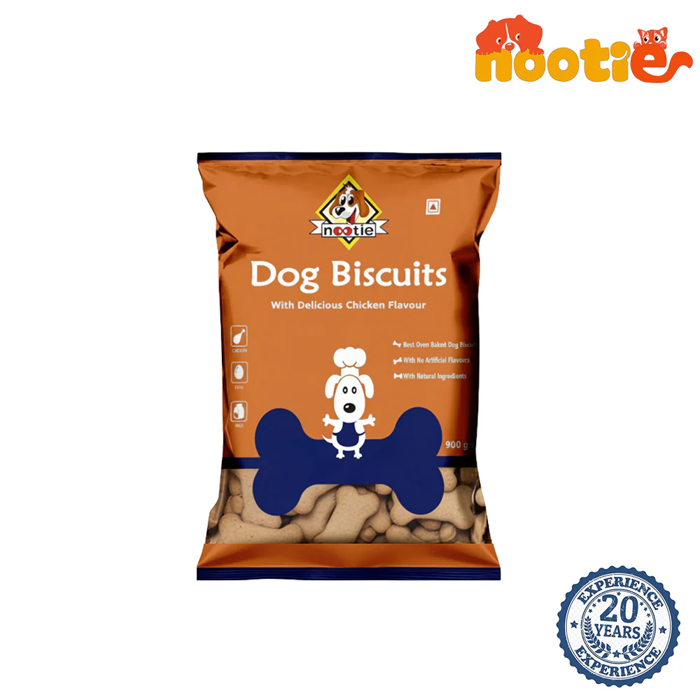 Nootie Chicken & Peanut Butter Flavour Biscuits Adult Dog Treats - Image 8