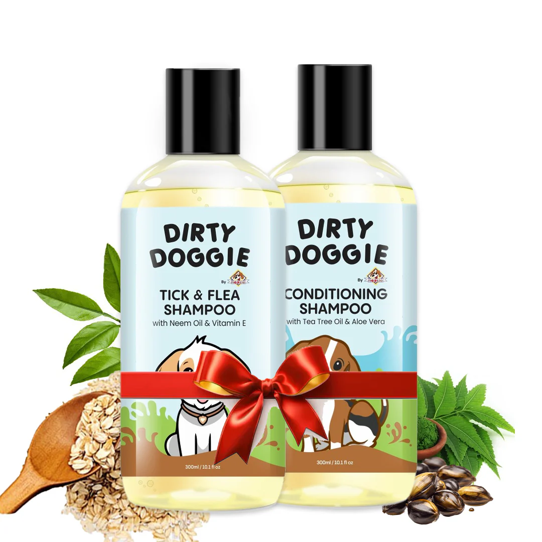 Nootie Dirty Doggie Tick & Flea and Conditioning Dog Shampoo Combo - Image 2