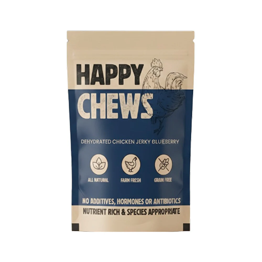 Nootie Happy Chew Dehydrated Blueberry Flavoured Chicken Jerky Dog Treat - Image 7