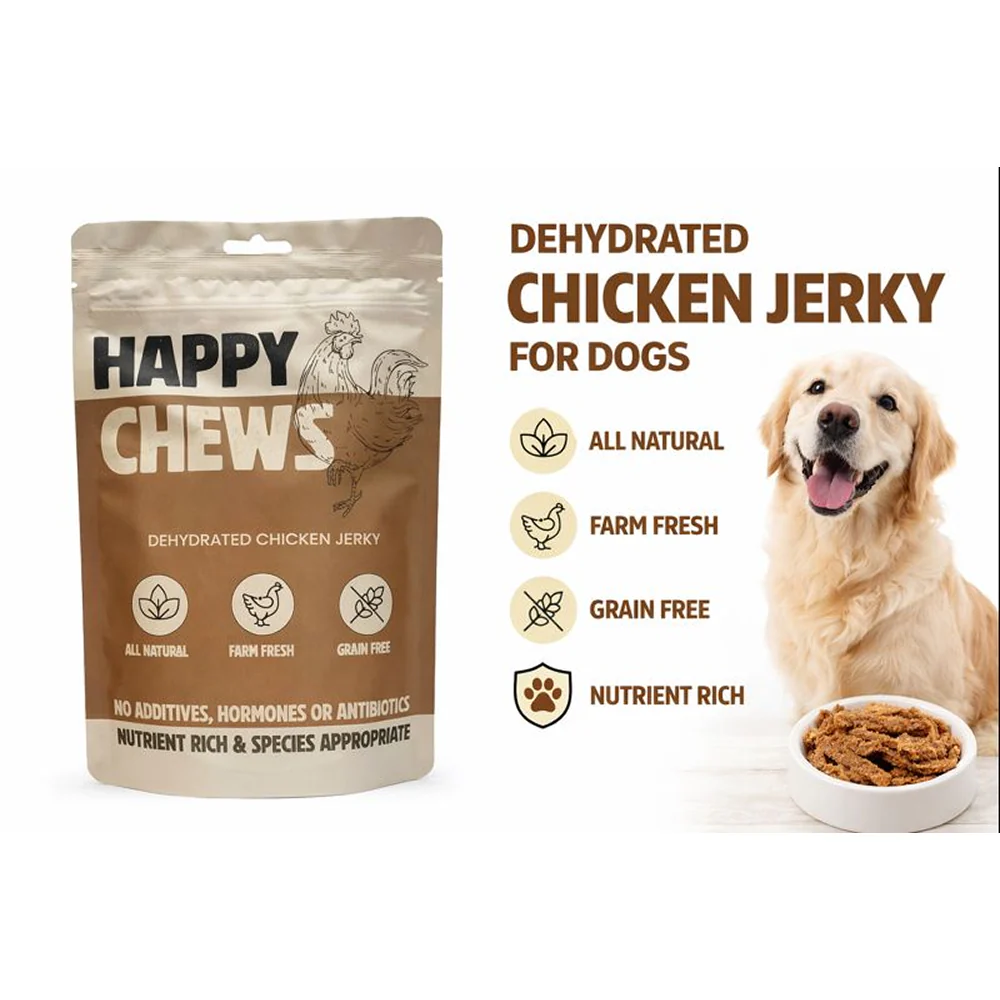 Nootie Happy Chew Dehydrated Chicken Jerky Dog Treat - Image 3