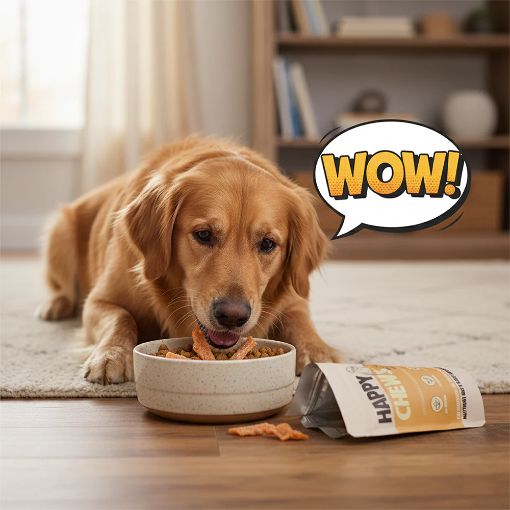 Nootie Happy Chew Dehydrated Mango Flavoured Chicken Jerky Dog Treat - Image 5