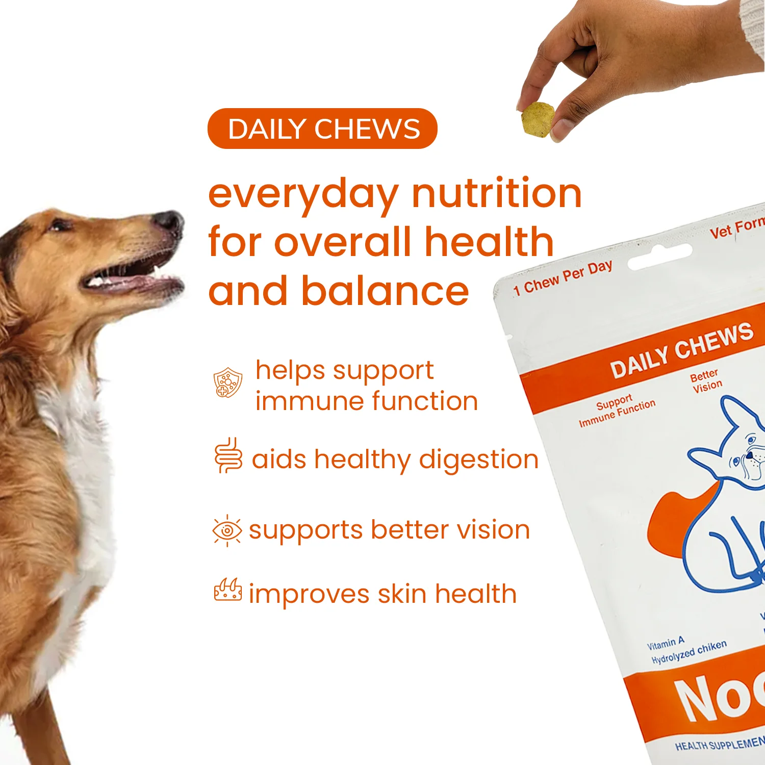 Nootie+ Multivitamin Daily Chews Supplement for Dogs - Image 3