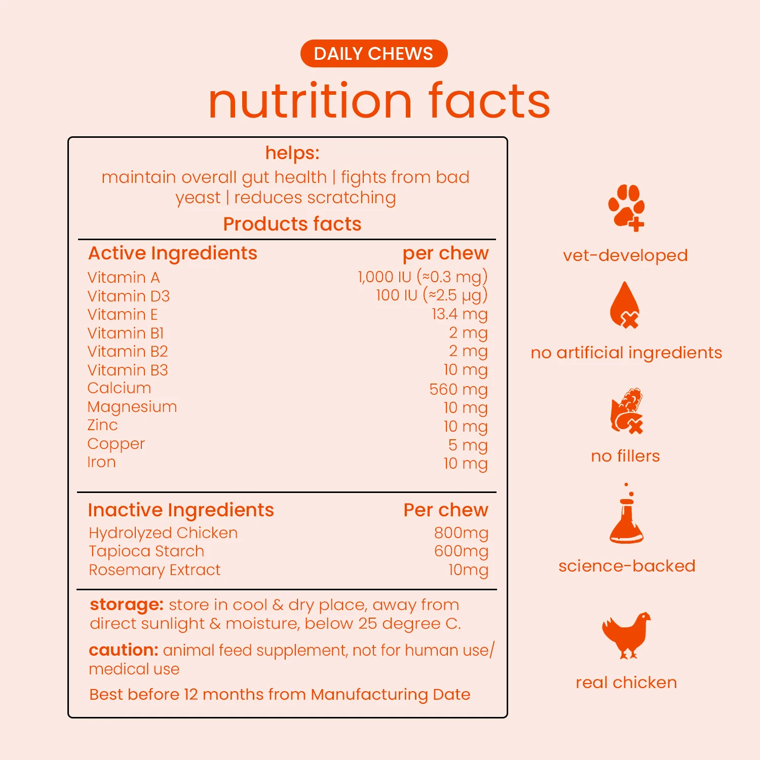 Nootie+ Multivitamin Daily Chews Supplement for Dogs - Image 5