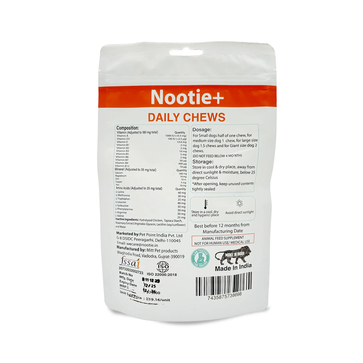 Nootie+ Multivitamin Daily Chews Supplement for Dogs - Image 9