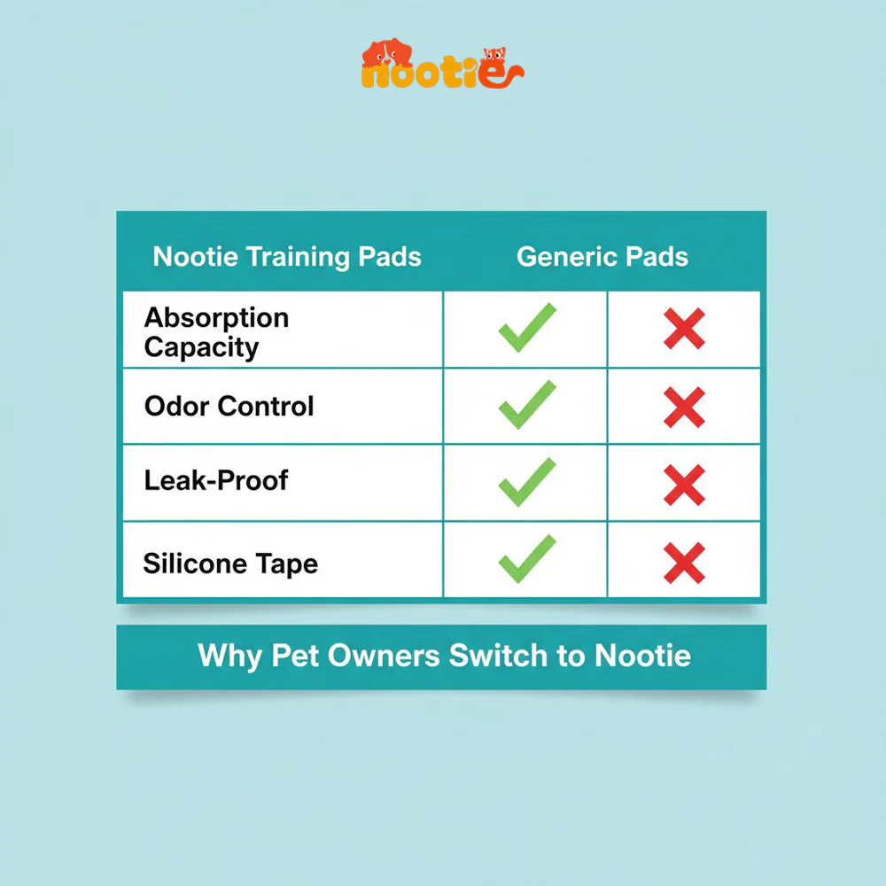 Nootie Super Absorbent, Leak-Proof Training Pads for Puppy & Adult Dogs (60x45cm) - Image 2
