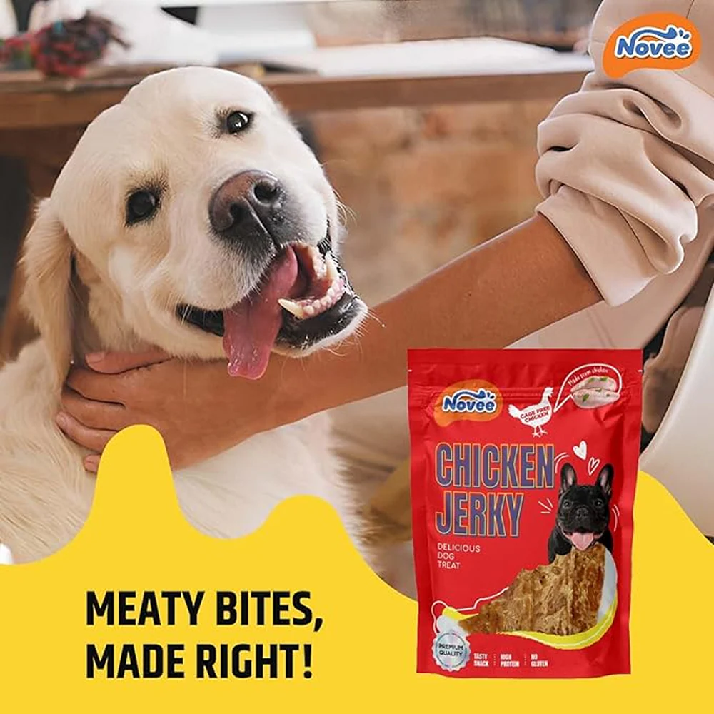 Novee Chicken Jerky Treats for Dogs - Image 2