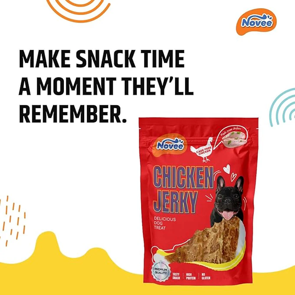 Novee Chicken Jerky Treats for Dogs - Image 5