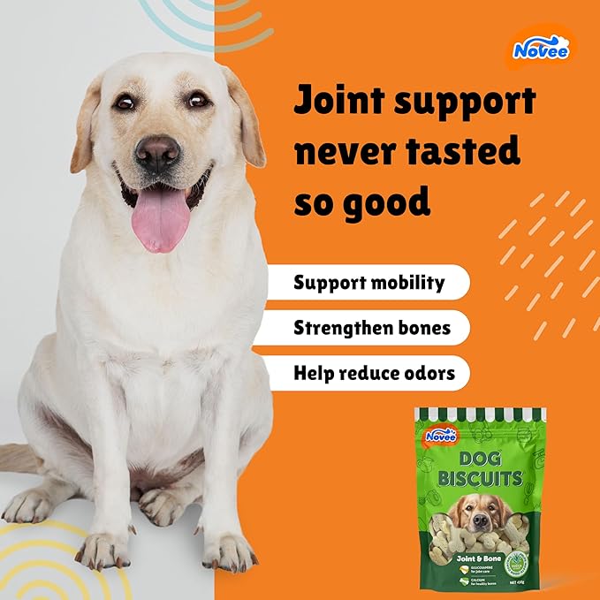Novee Joint and Bone Support Biscuit Dog Treats - Image 3