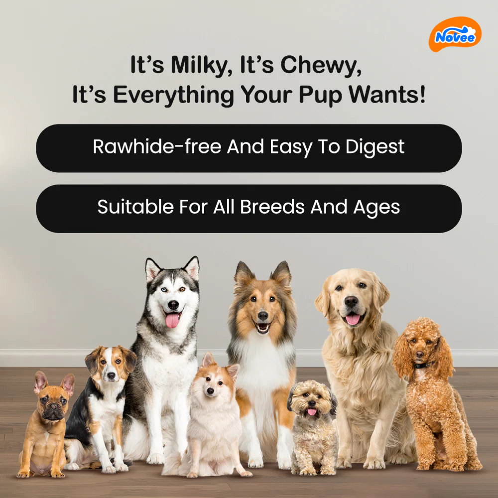 Novee Milky Chew Goat Milk Mini Bone Treats for Dogs - Image 5