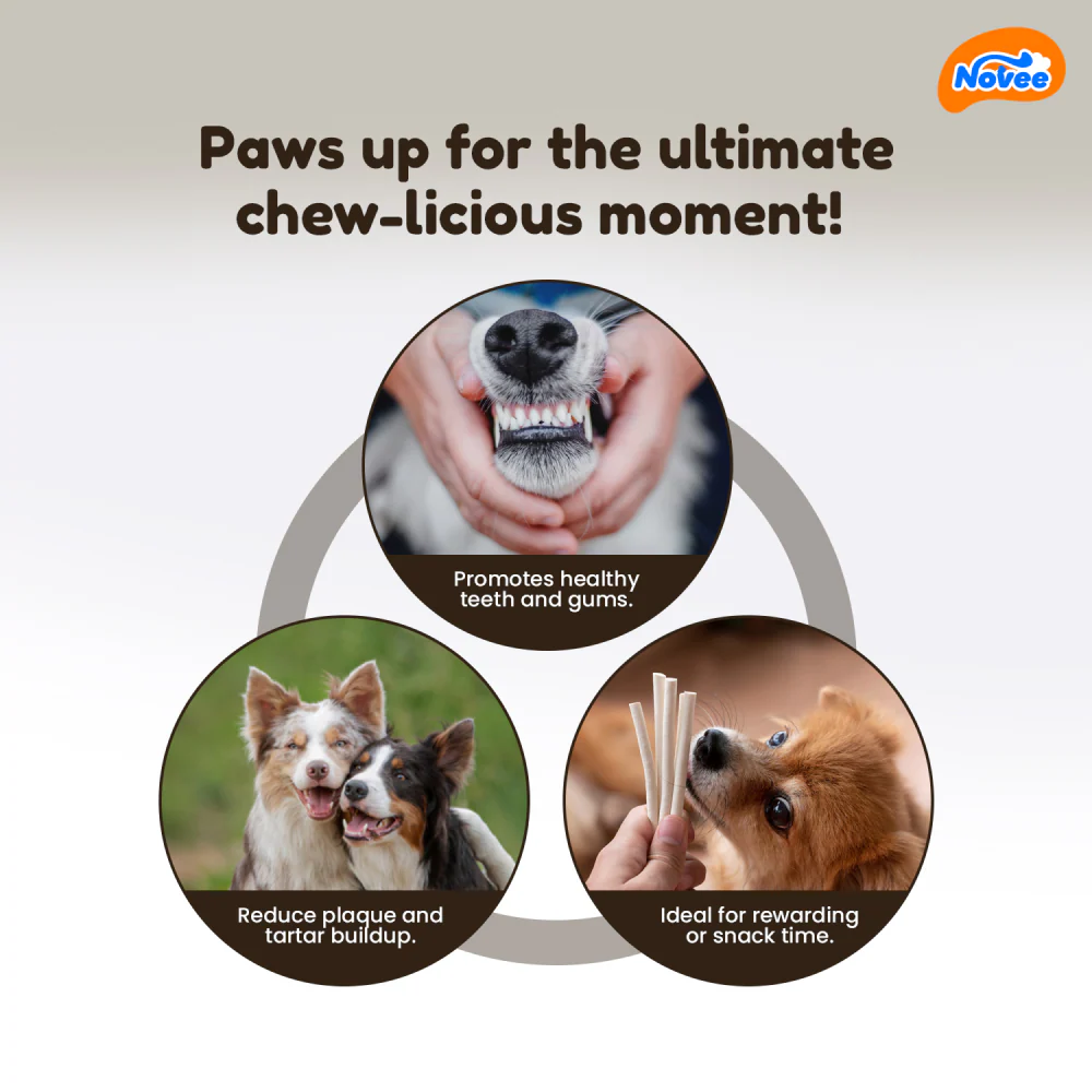 Novee Milky Chew Goat Milk Stick Treats for Dogs - Image 3