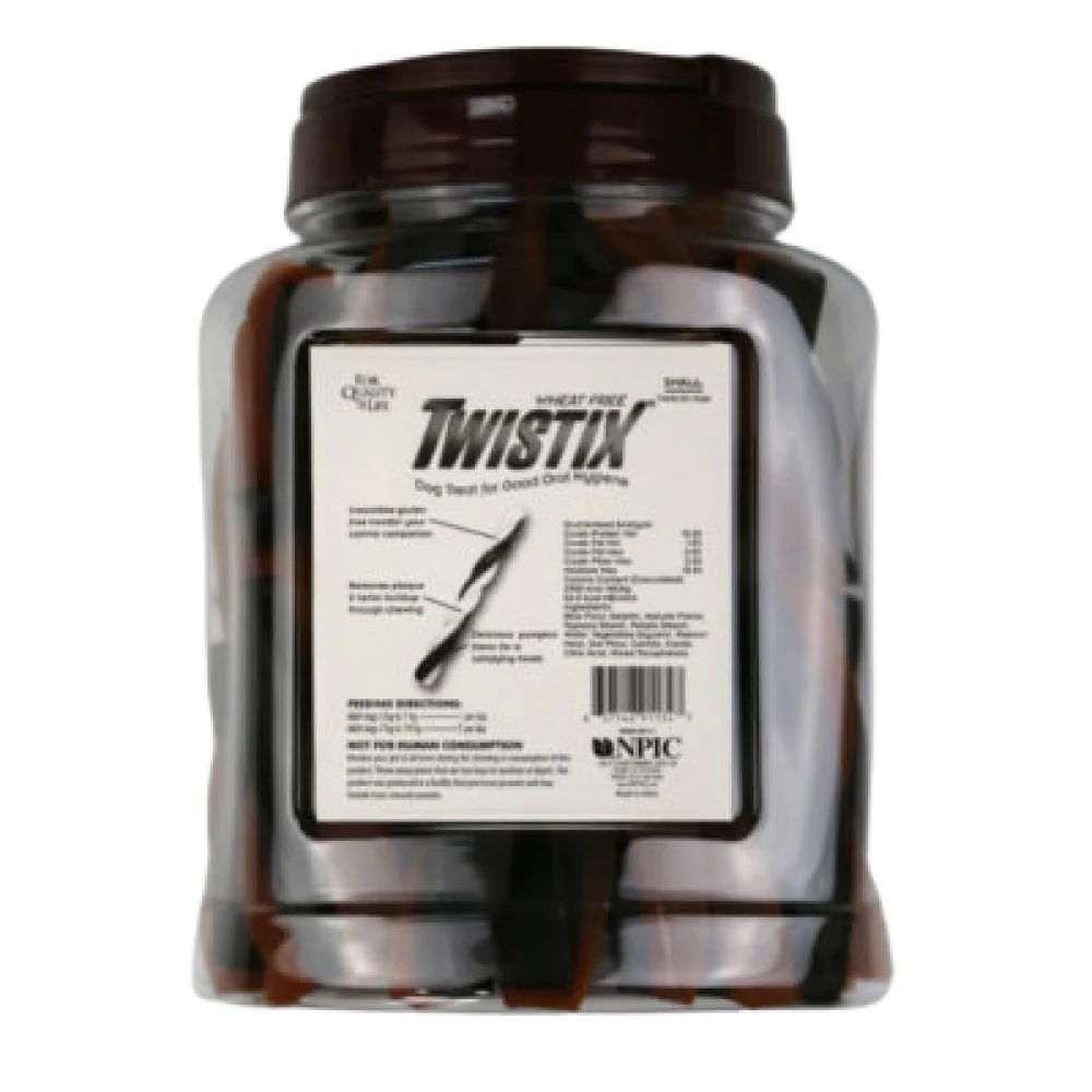 NPIC Twistix Peanut & Carob Canister Dog Treats - Image 2