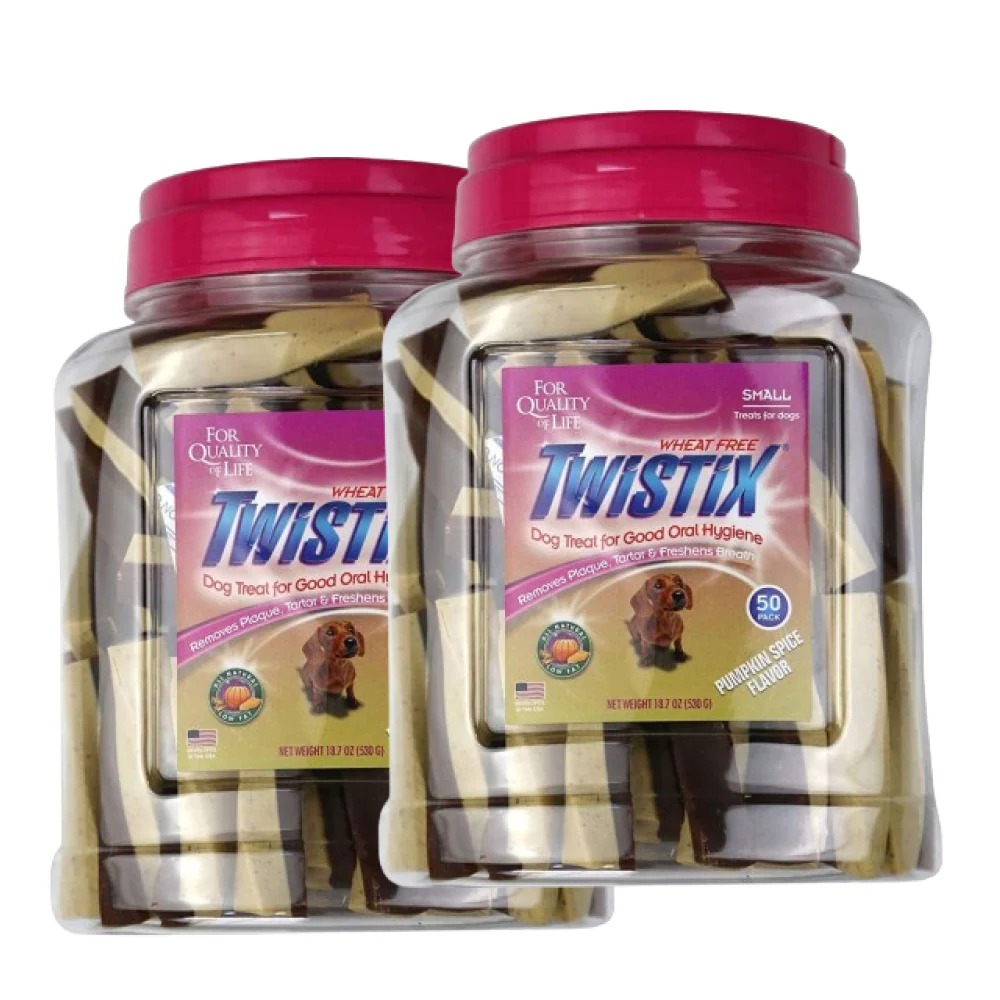 NPIC Twistix Pumpkin Spice Canister Dog Treats - Image 4
