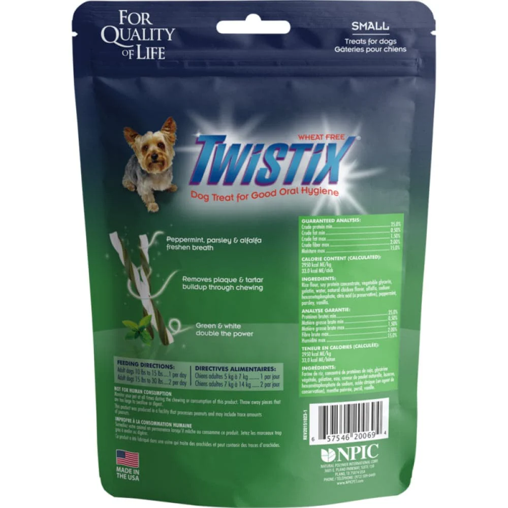NPIC Twistix Vanilla Mint Flavor Dog Treat - Image 2