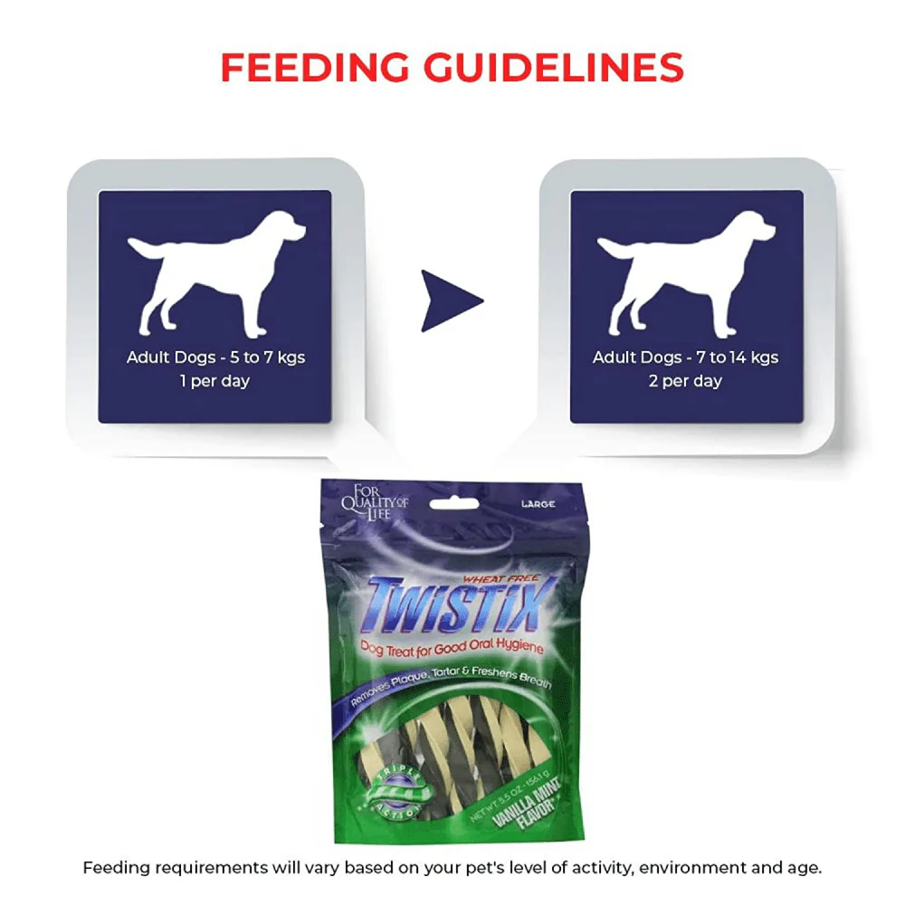 NPIC Twistix Vanilla Mint Flavor Dog Treat - Image 5