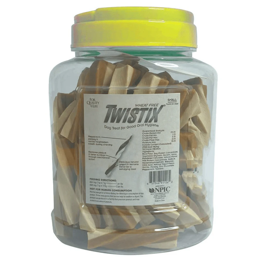 NPIC Twistix Yogurt & Banana Canister Dog Treats - Image 3