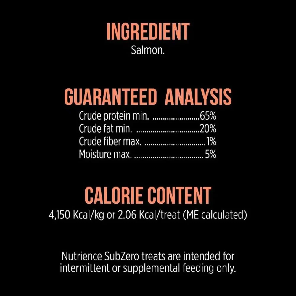 Nutrience Freeze Salmon Dried Cat Treats - Image 2