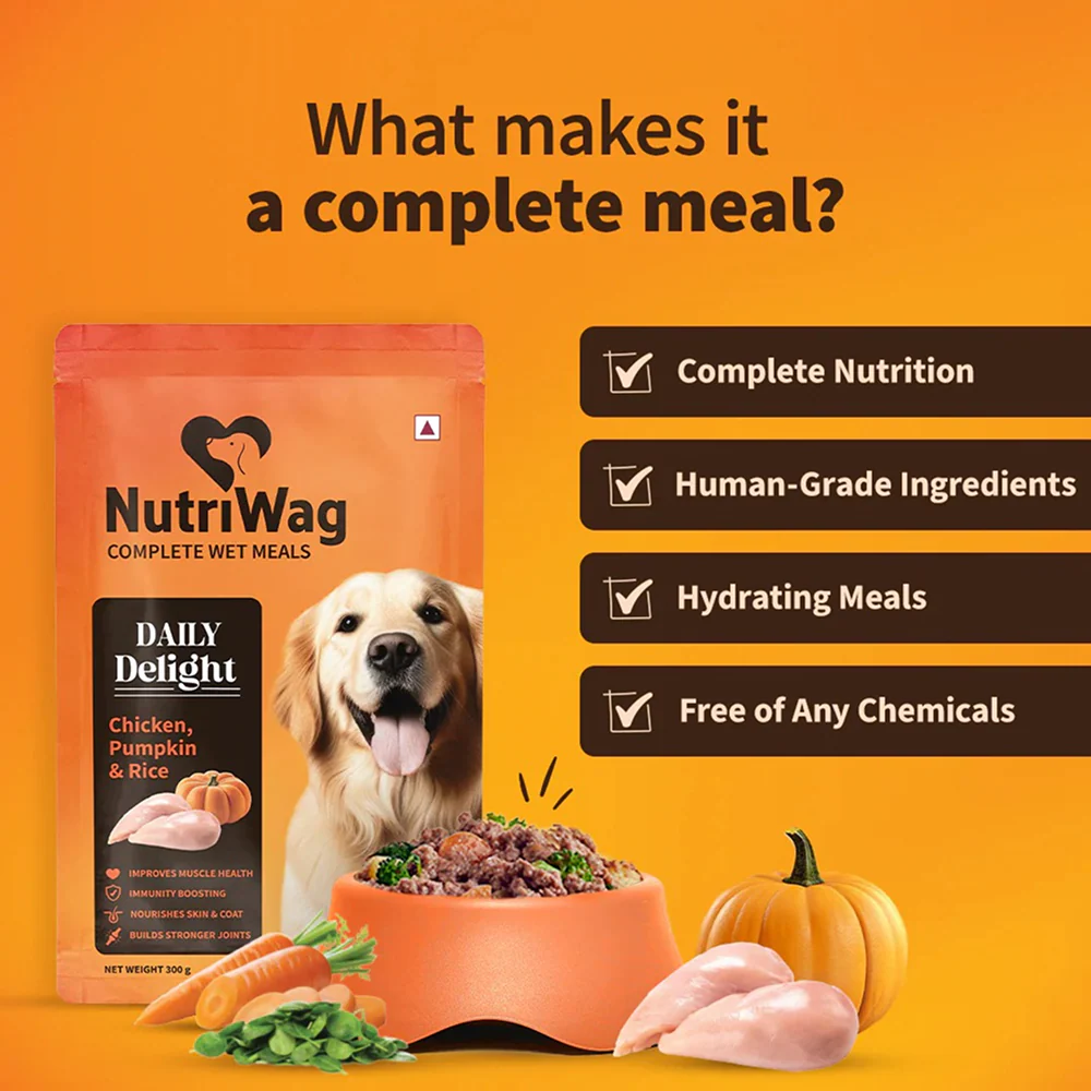 NutriWag Daily Delight Chicken, Pumpkin & Rice Dog Wet Food - Image 2
