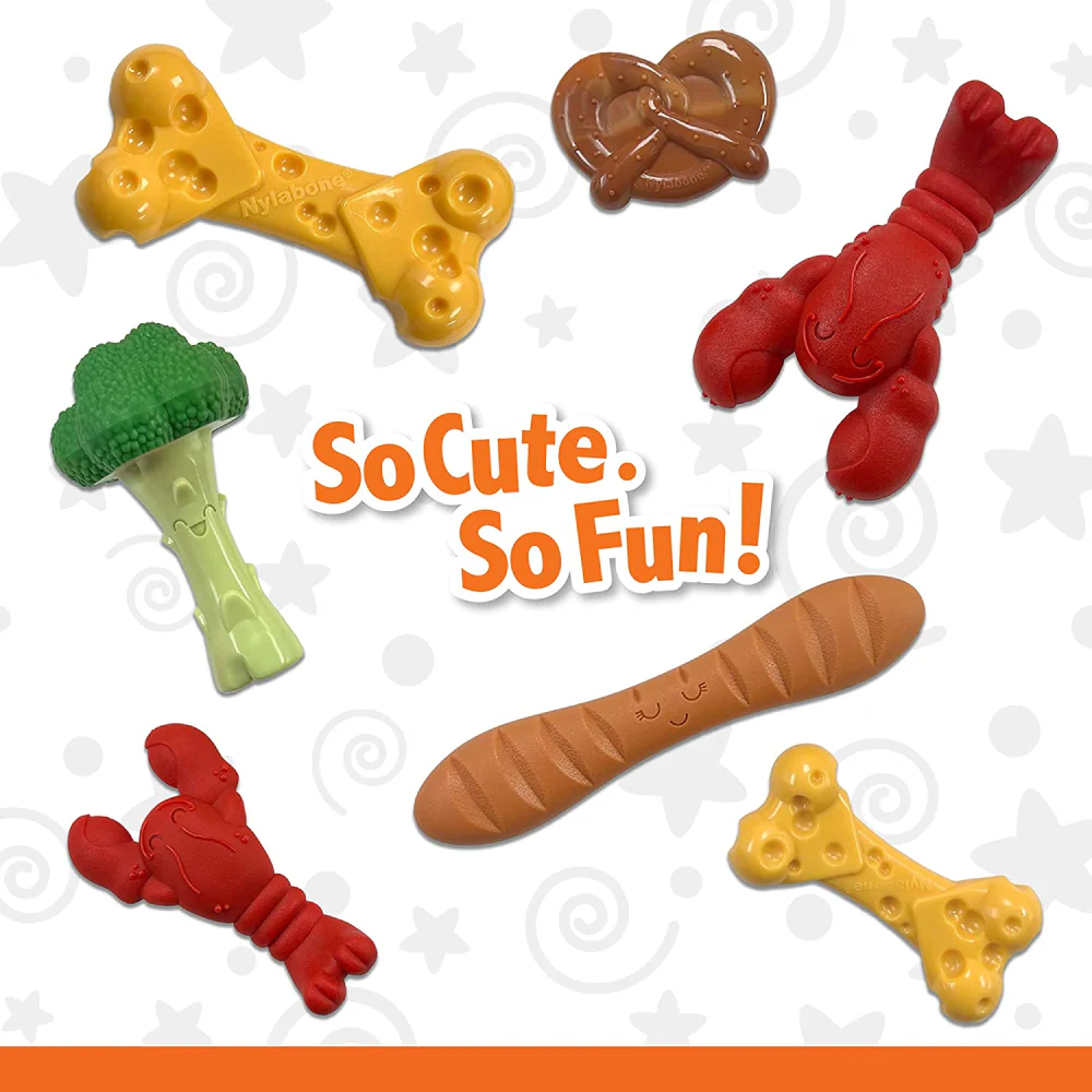 Nylabone Flavor Frenzy Pretzel Toy for Dogs (Brown) - Image 10