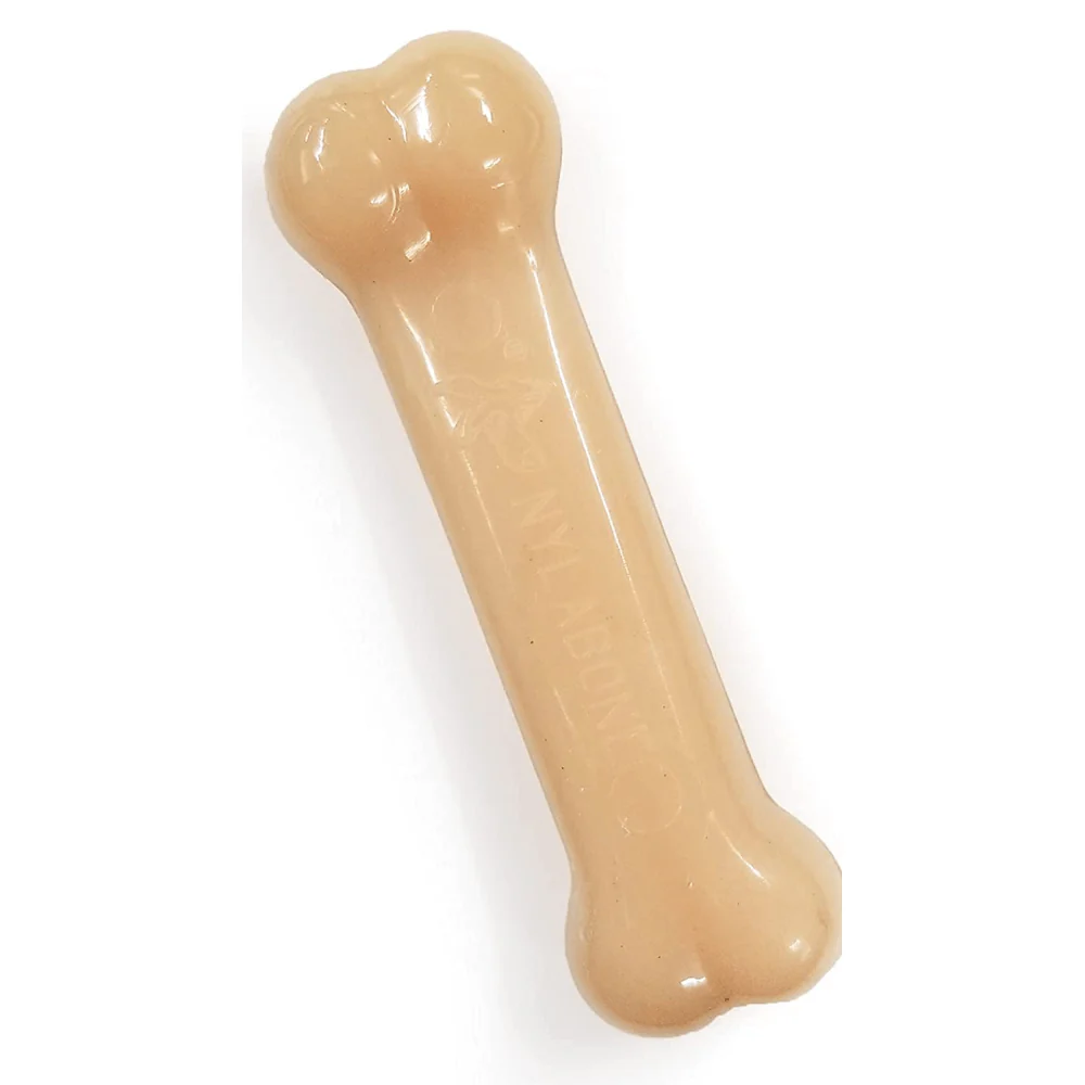 Nylabone Original Flavoured Power Chew Textured Bone (Beige) - Image 2