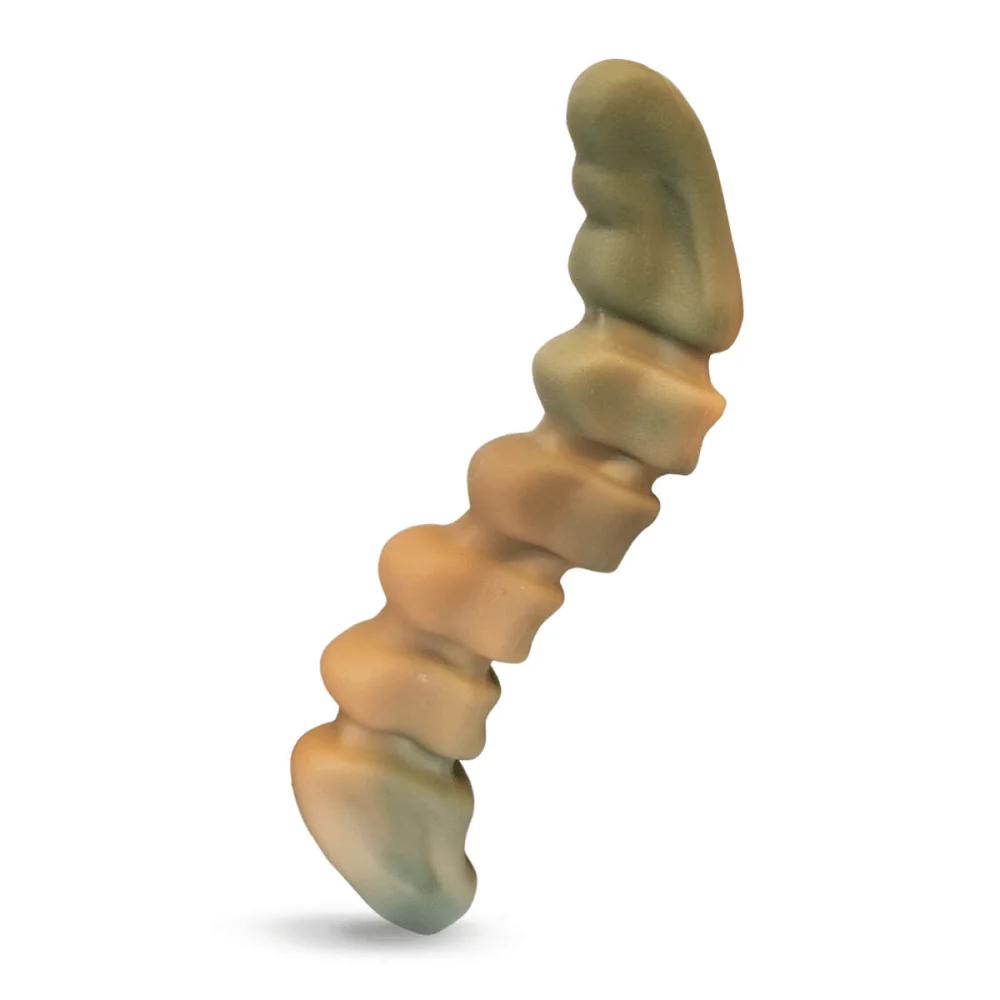 Nylabone Power Chew Gator Alternative Toy For Dogs (Green, Beige) - Image 3