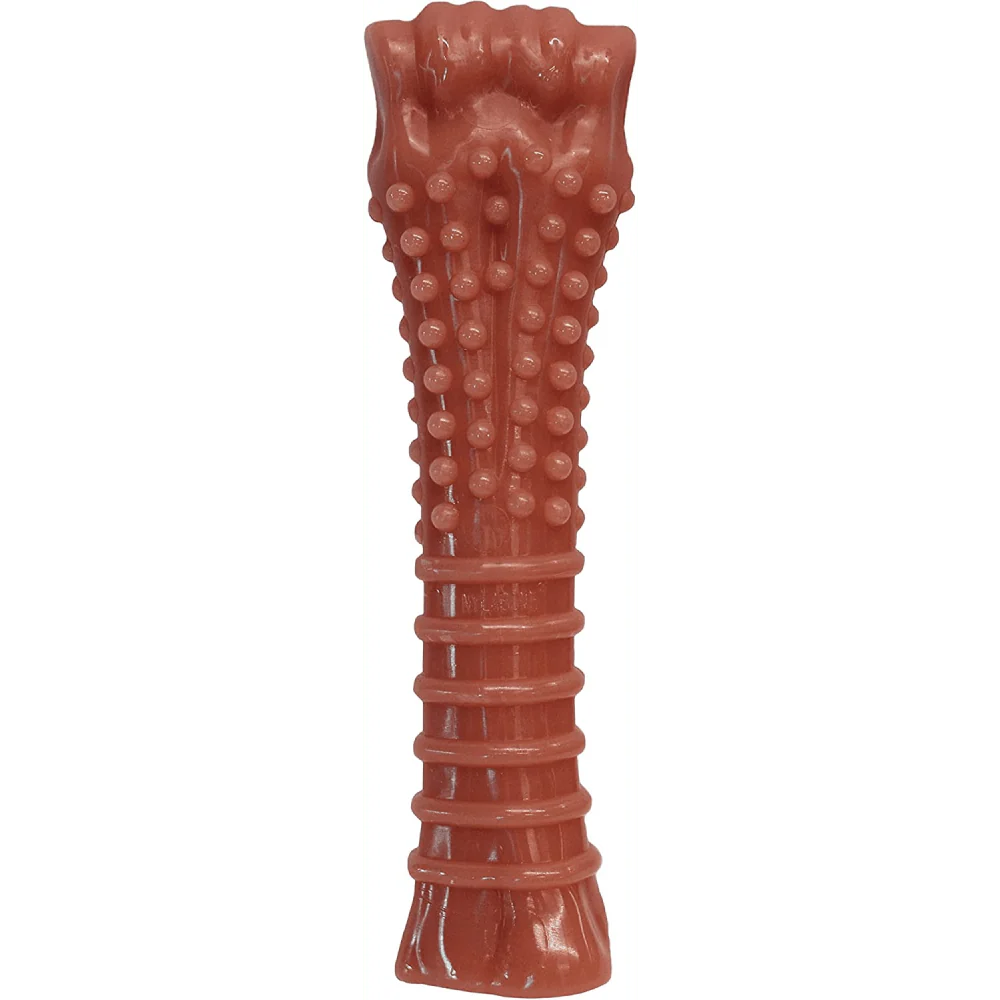 Nylabone Power Chew Textured Bone Toy for Dogs (Brown) - Image 3