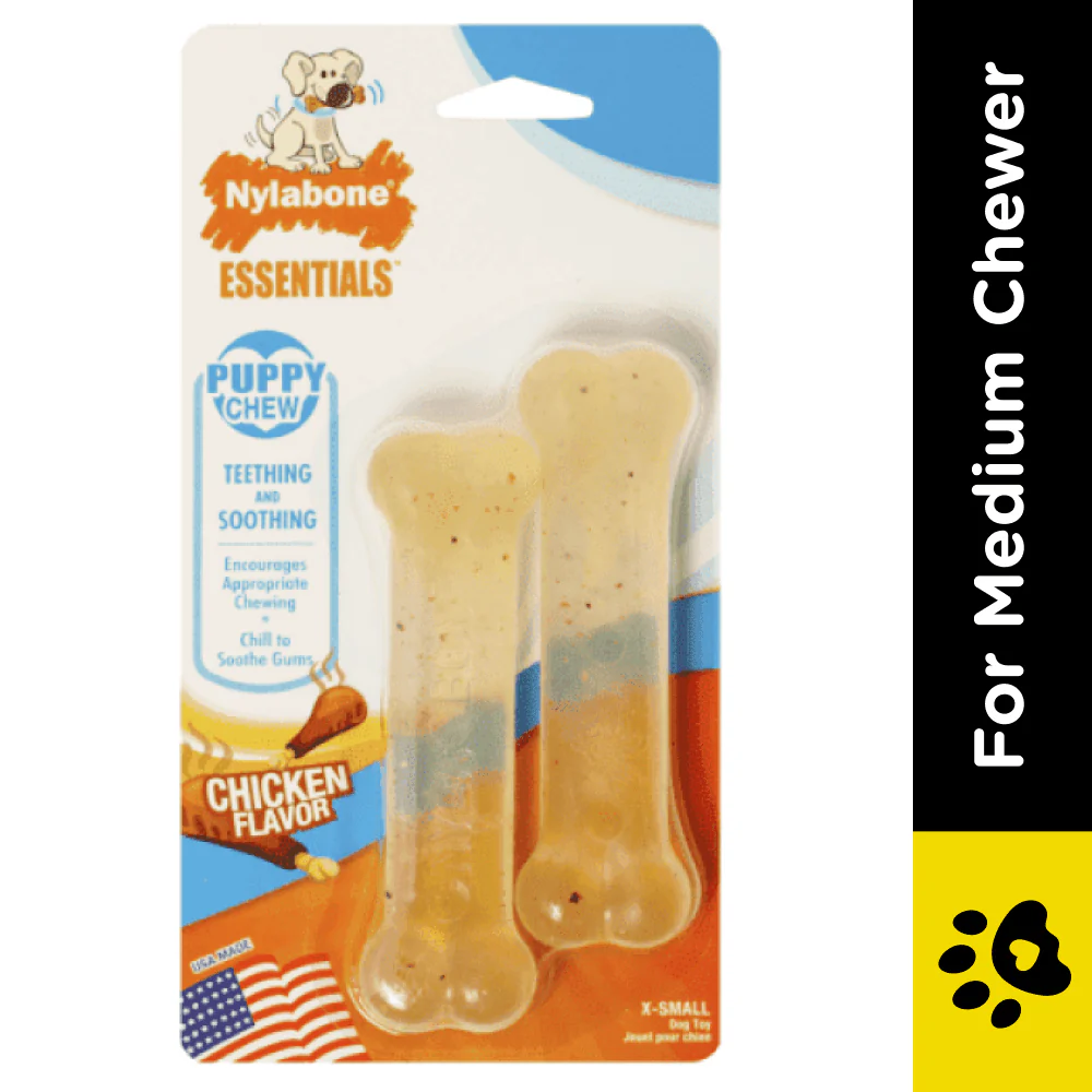 Nylabone Puppy Chew Twin Pack for Dogs - Image 2