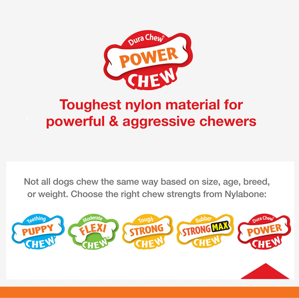 Nylabone Puppy Teething Chicken Flavoured Chew and Ring Bone Toy for Dogs (Brown) - Image 10