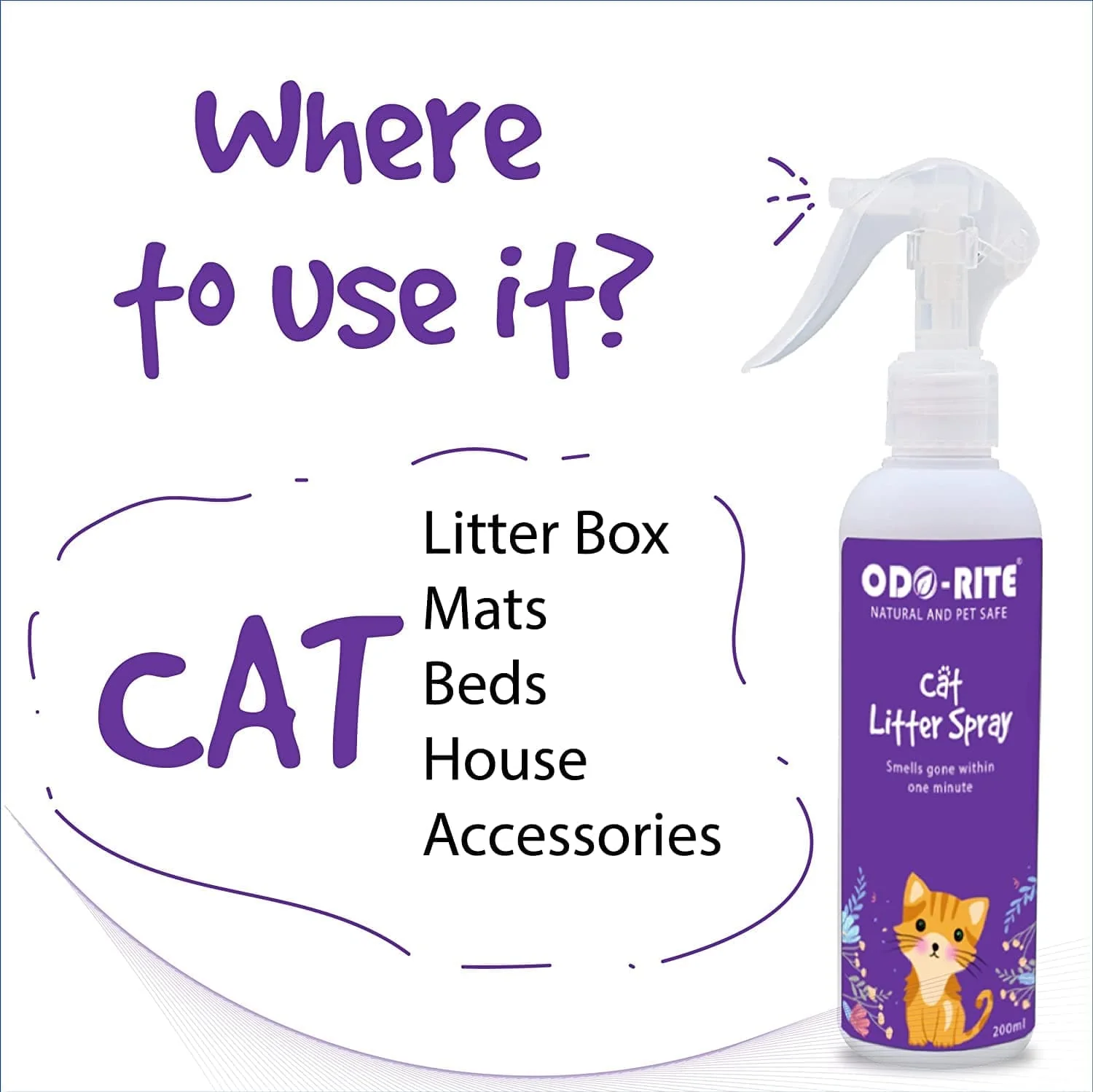 Odo Rite Cat Litter Spray - Image 3