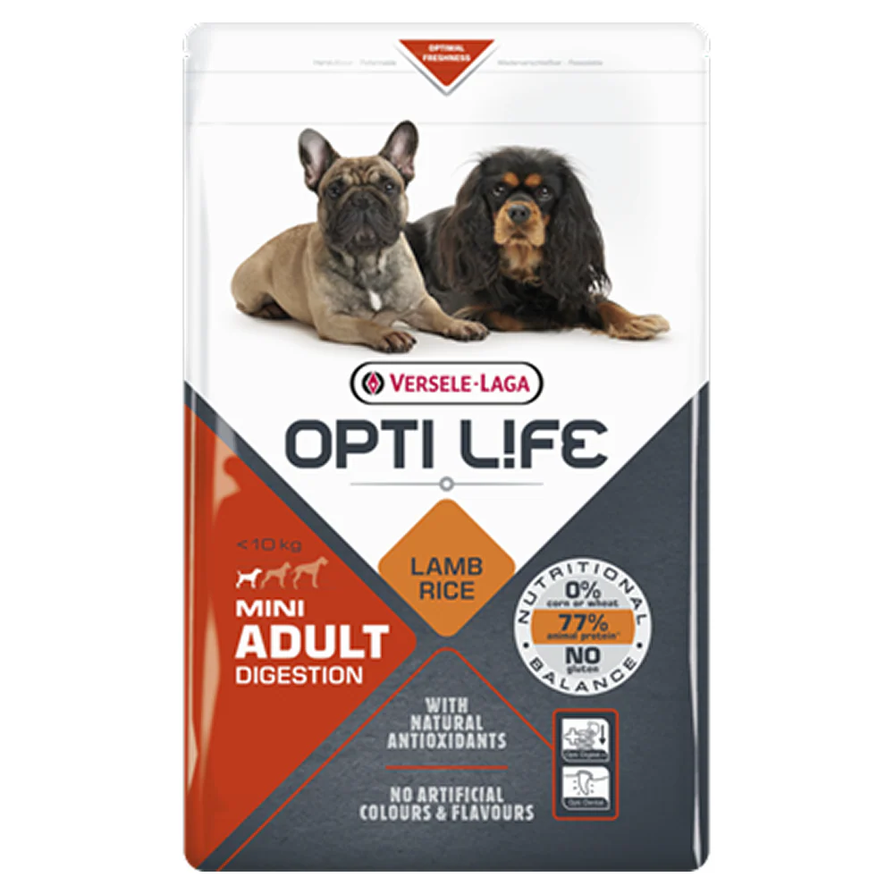 Versele Laga Opti Life Lamb & Rice Mini Digestion Adult Dog Dry Food