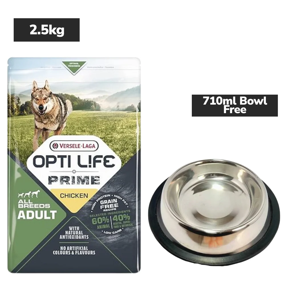 Versele Laga Opti Life Prime Chicken Adult Dog Dry Food - Image 2