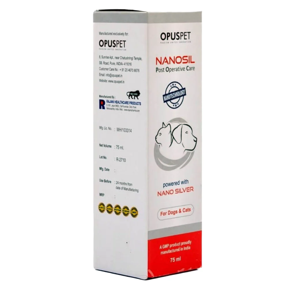 Opus Pet Nanosil Spray Post Operative Care for Dogs and Cats (75ml) - Image 2