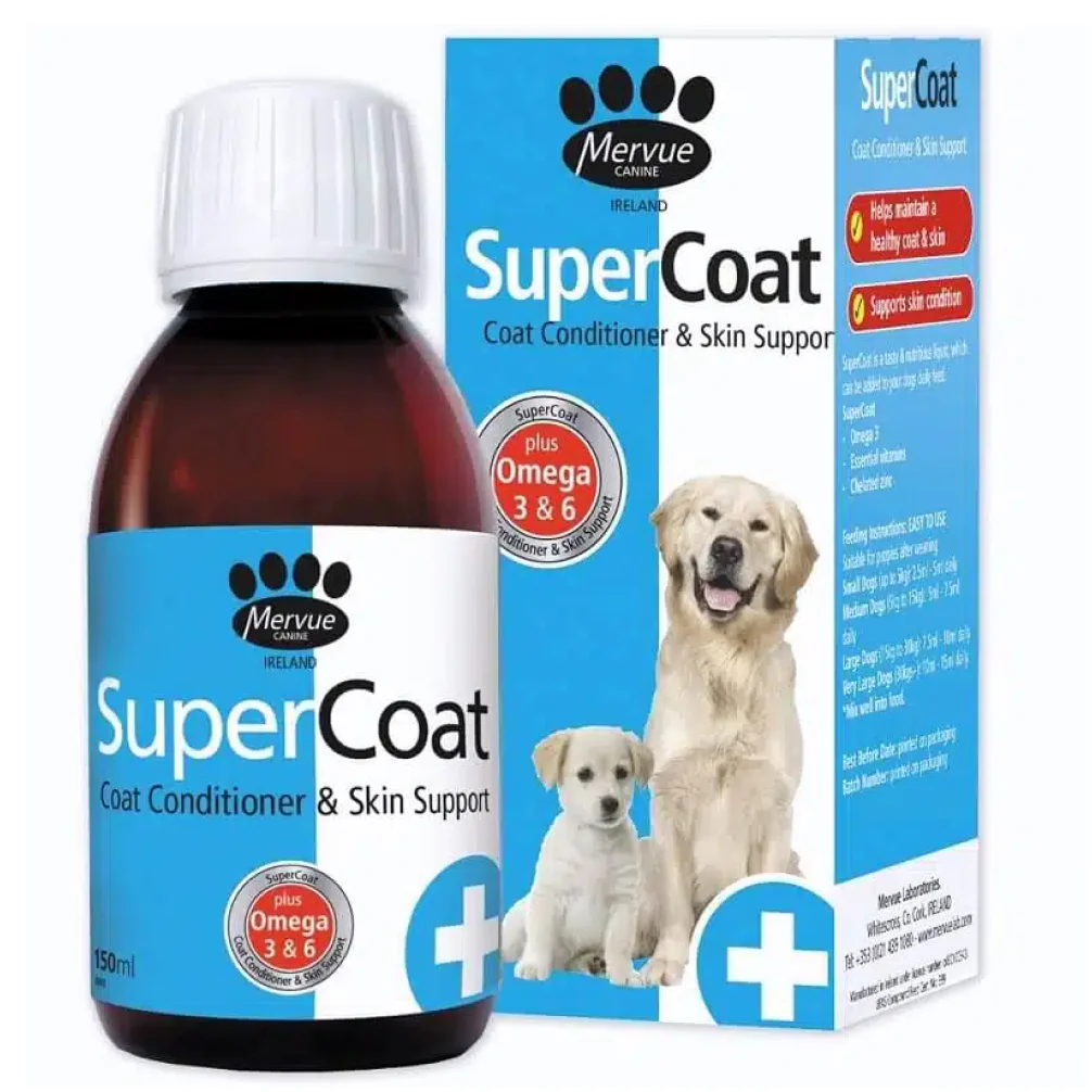 Mervue Supercoat Skin & Coat Supplements for Dogs (150ml) - Image 2