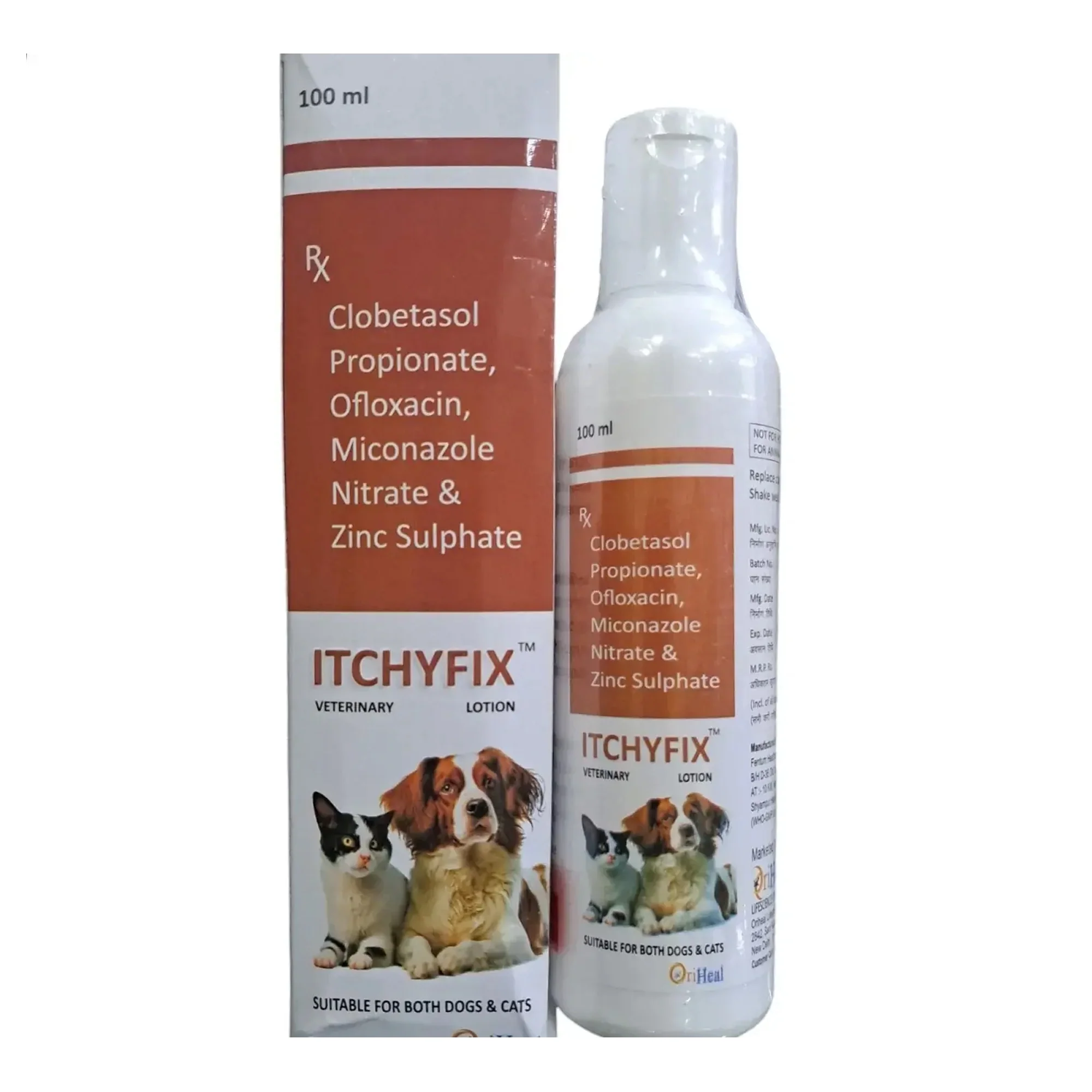 Oriheal Itchyfix Lotion for Dogs and Cats 100ml - Image 2