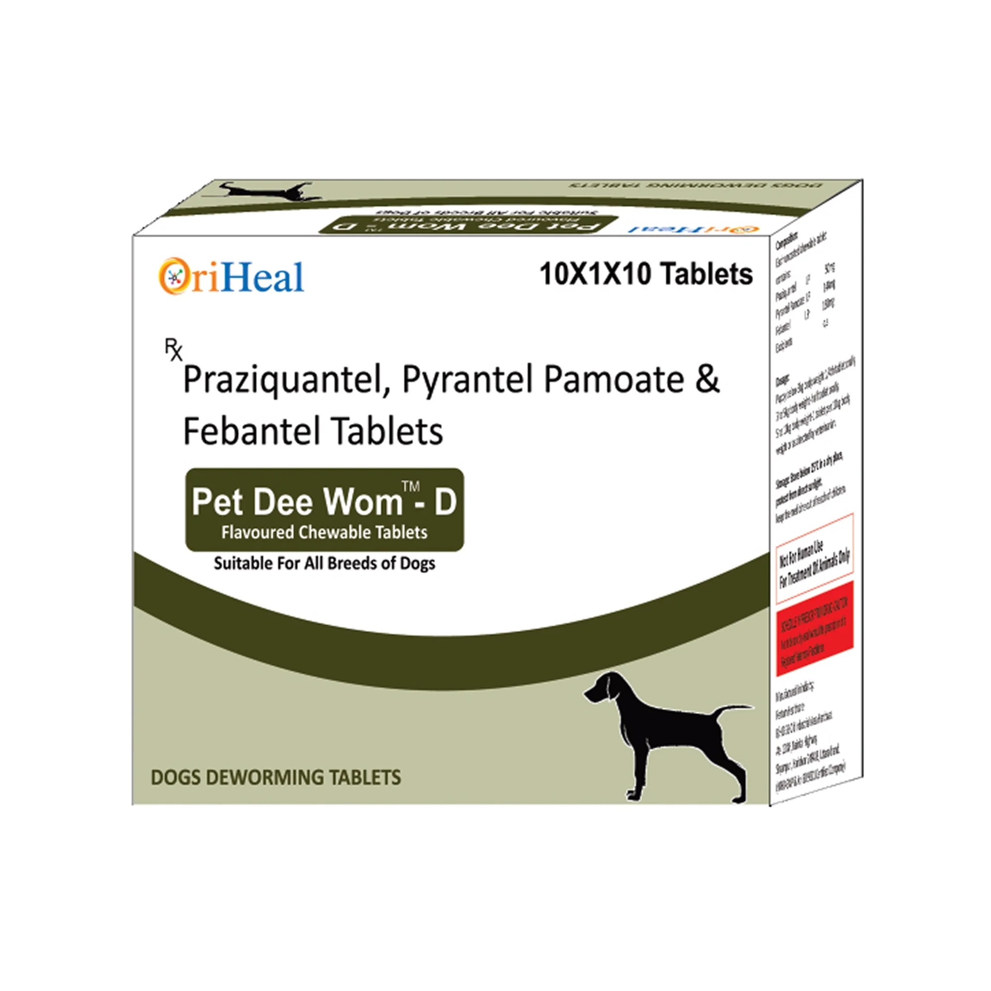 Oriheal Pet Dee Wom D Tablets for Dogs